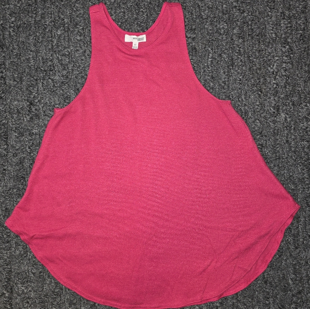 Wilfred Pink Sleeveless Relaxed Tank Top